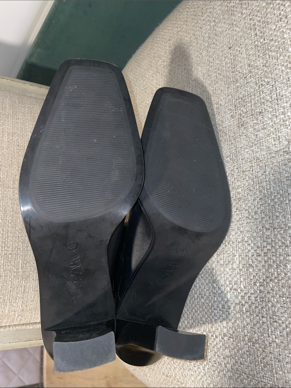 Zara leather square toe ankle boots US size 10 EU size 41 - Picture 13 of 13